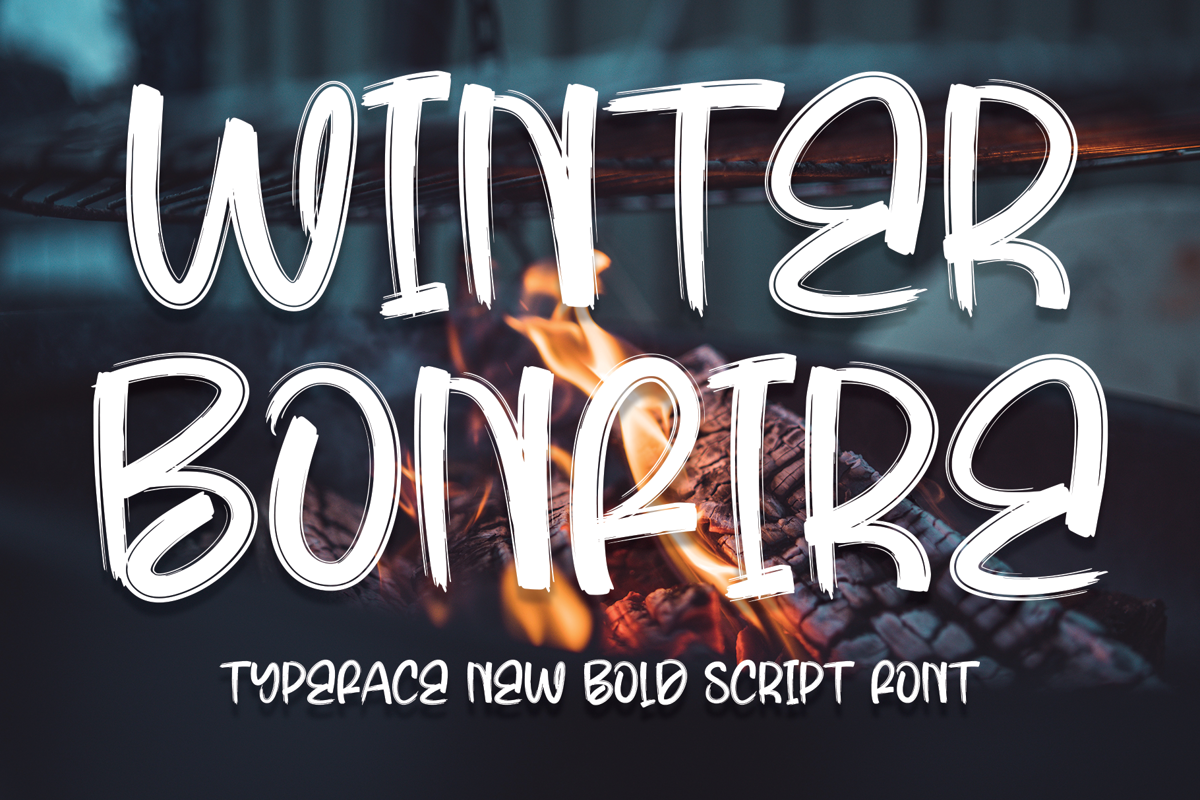 Winter Bonfire Font | Scratchones_creative | FontSpace