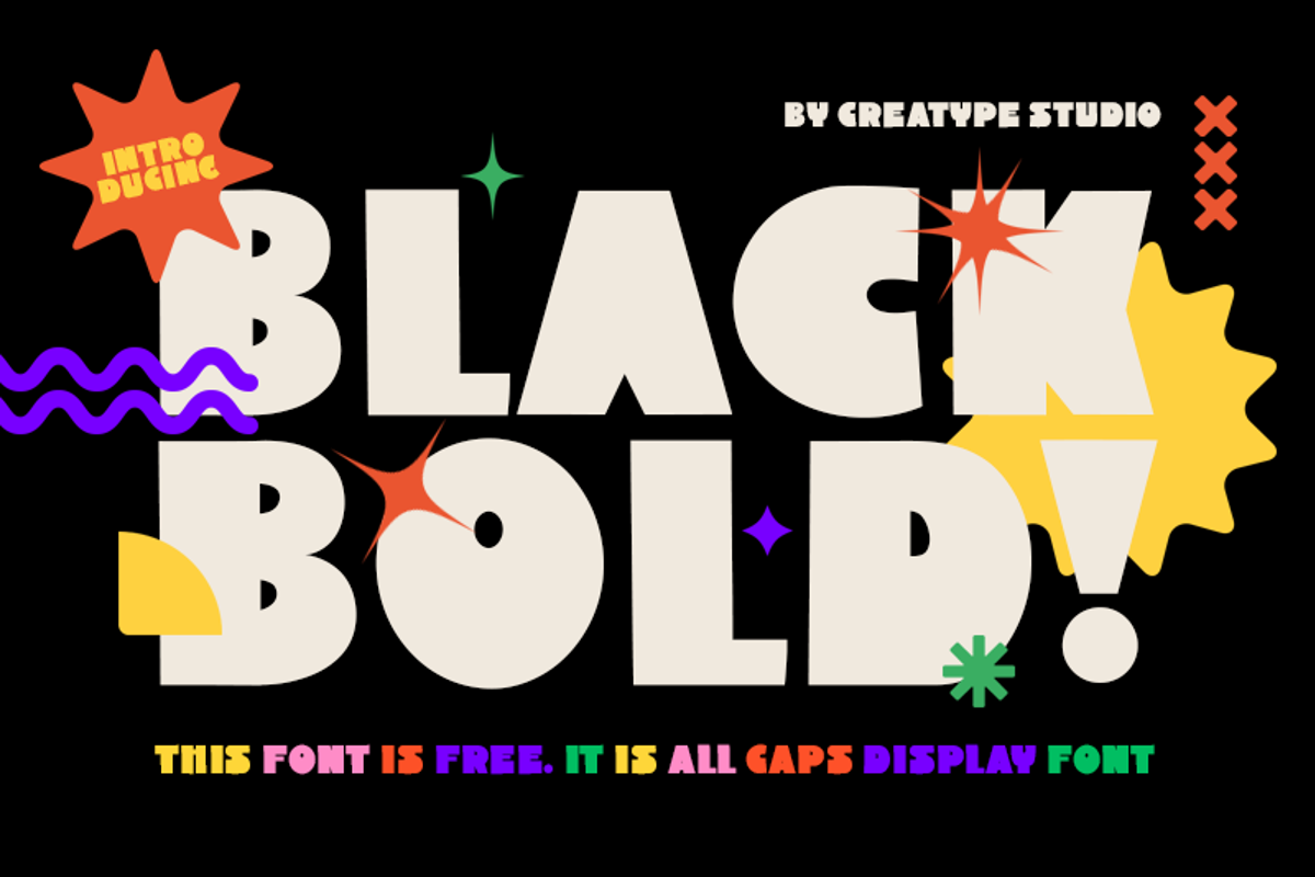 Black Bold Font | Creatype Studio | FontSpace