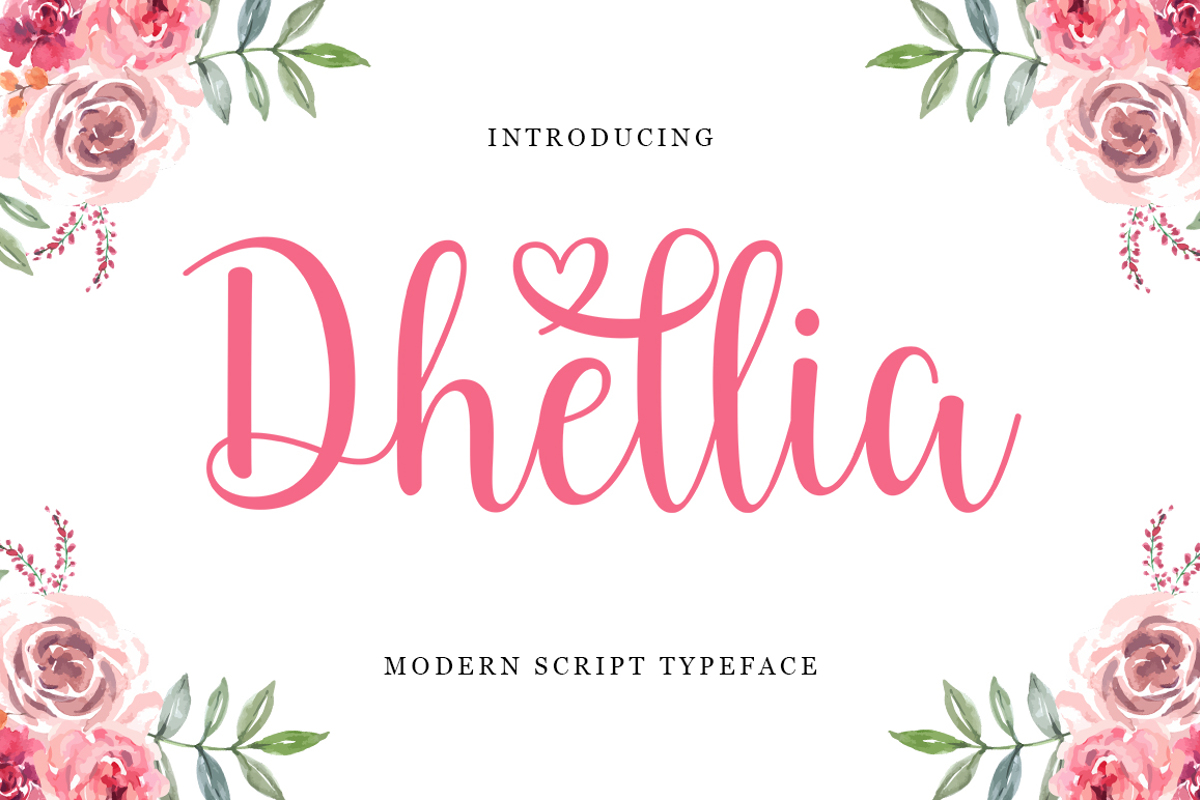 Dhellia Font | Pista Mova | FontSpace