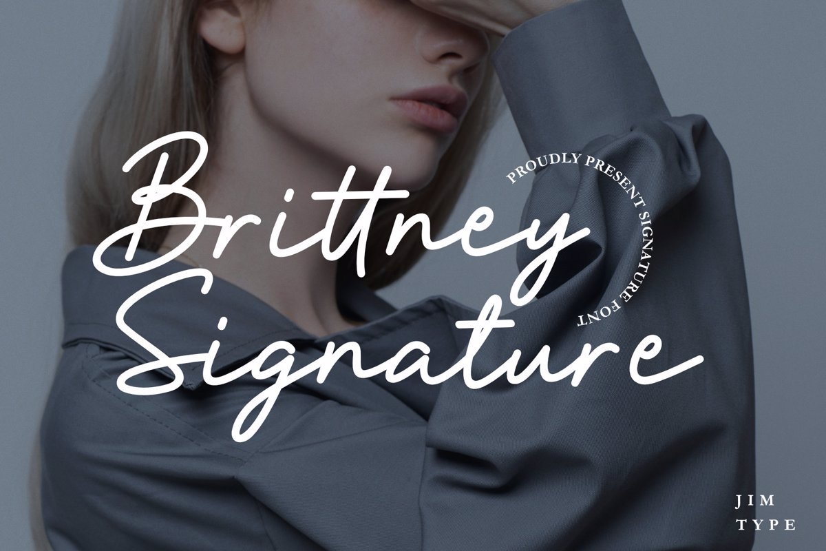 Brittney Signature Font | Jimtype Studio | FontSpace