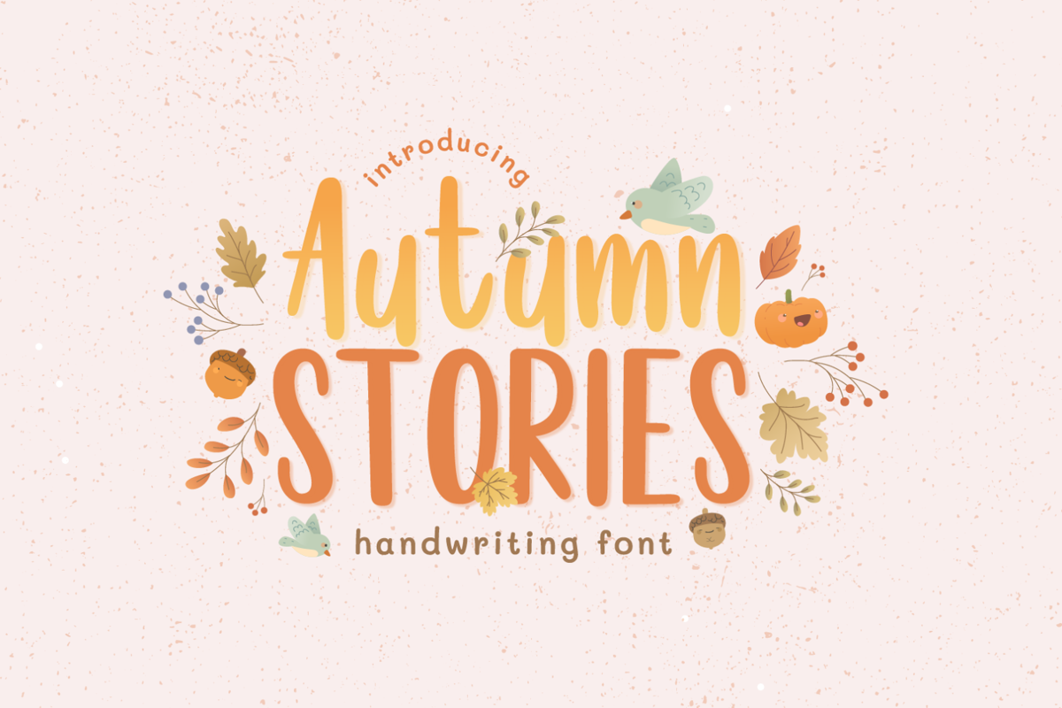 Autumn Stories Font | Tlatous Type | FontSpace