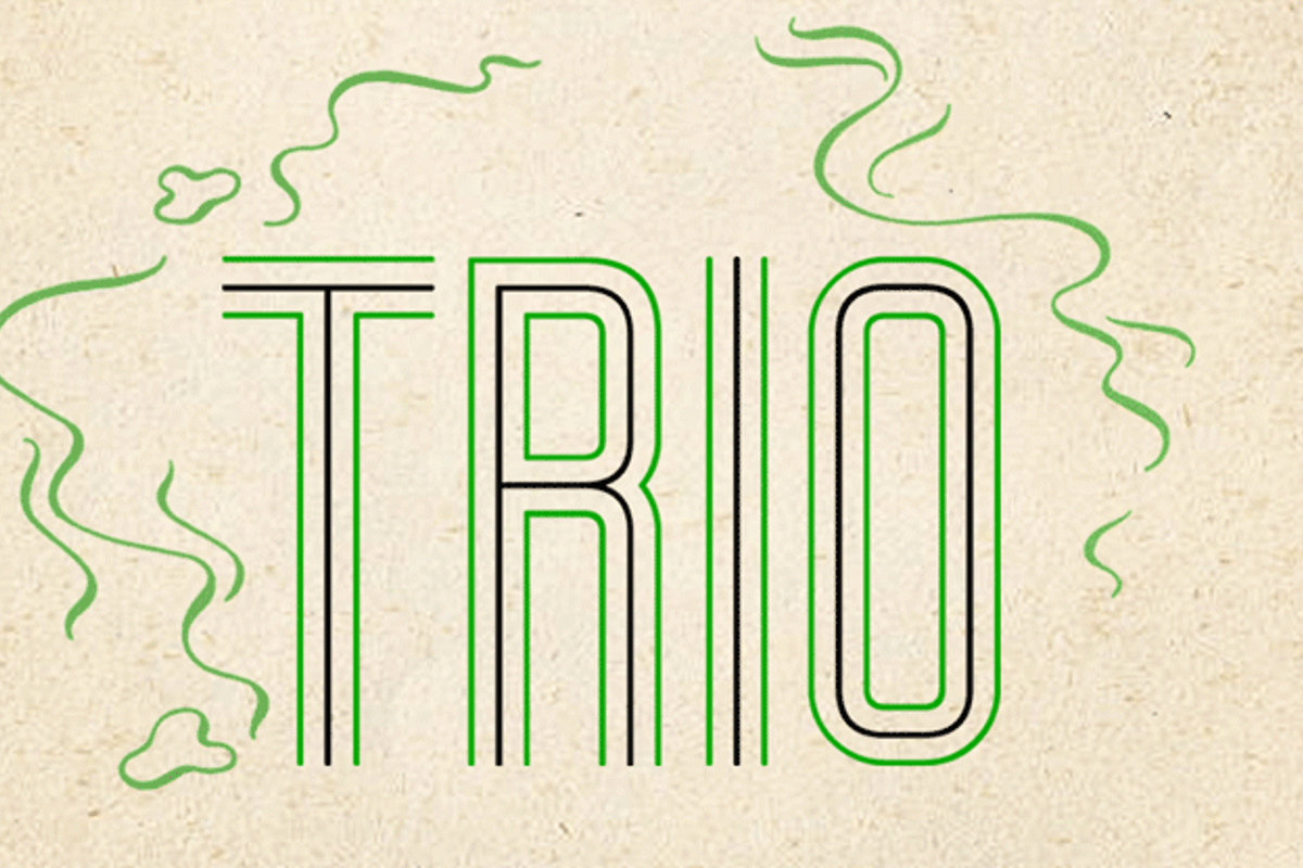 Trio font. Владимир шрифт.