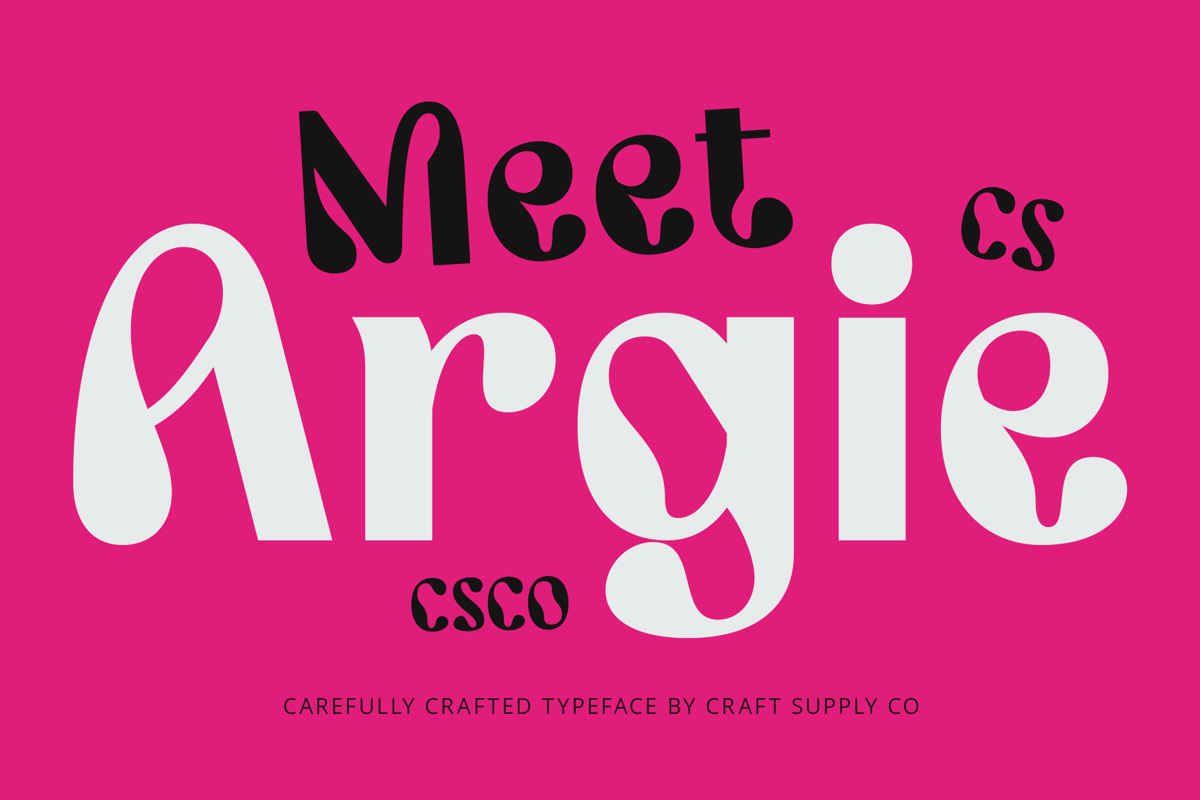 CS Argie Font | craftsupplyco | FontSpace