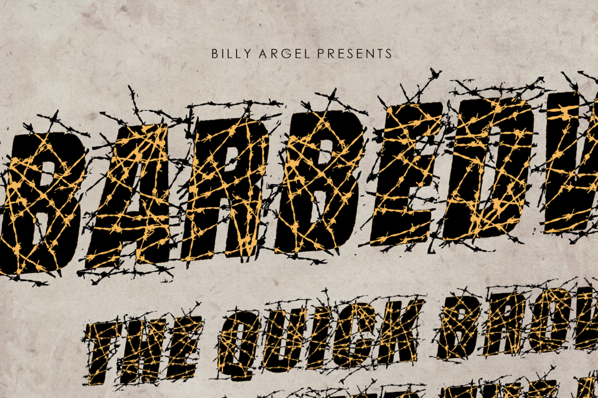 BARBEDWIRE Font | Billy Argel Fonts | FontSpace