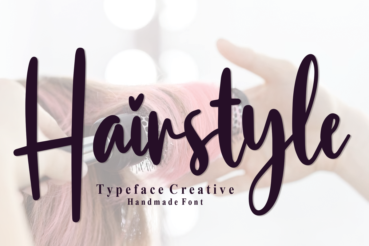 Hairstyle Font | scratchones_creative | FontSpace