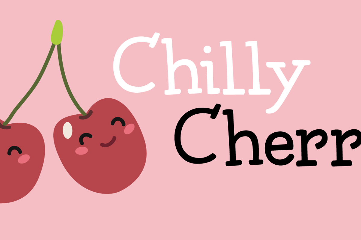 Шрифт cherry русский для кап. Вишня шрифт. Cherry надпись. Chilly Cherry. Шрифт черри.