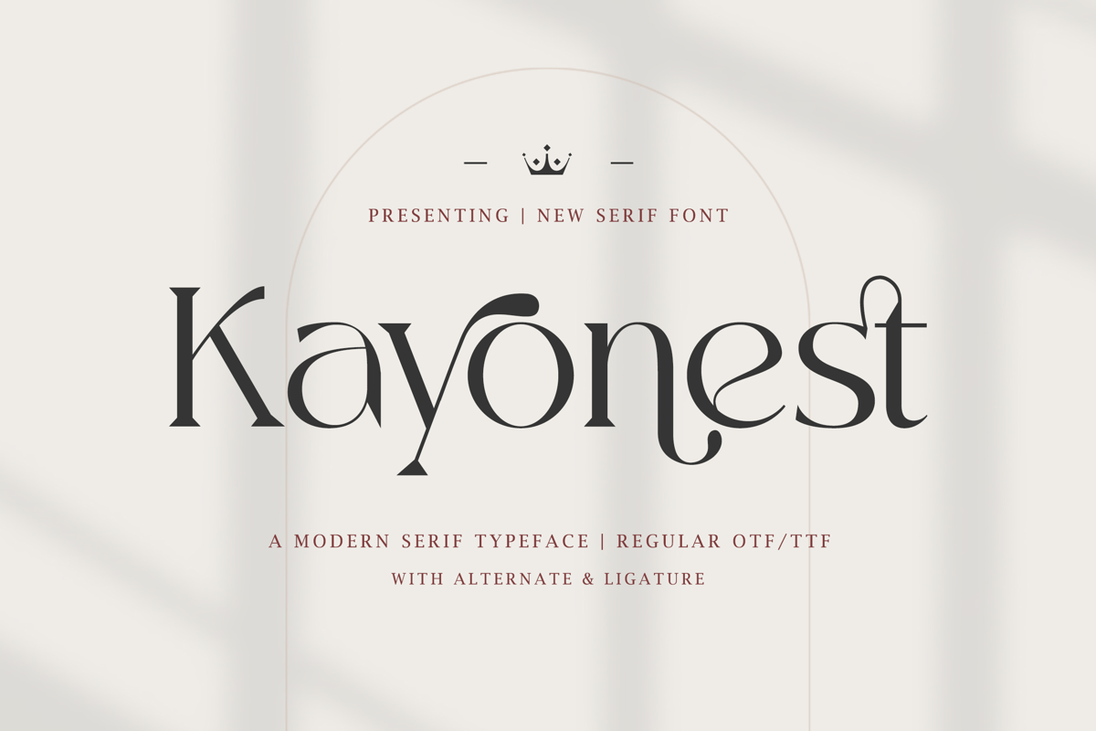 Kayonest Font typefactory FontSpace