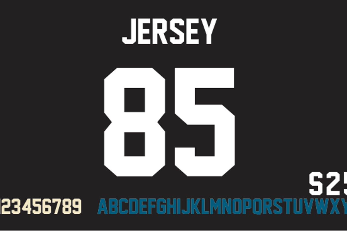 Jersey M54 Font justme54s FontSpace