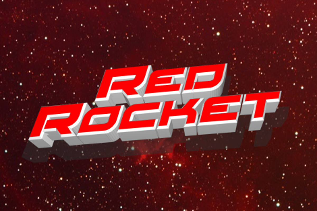 Red Rocket Font | Iconian Fonts | FontSpace