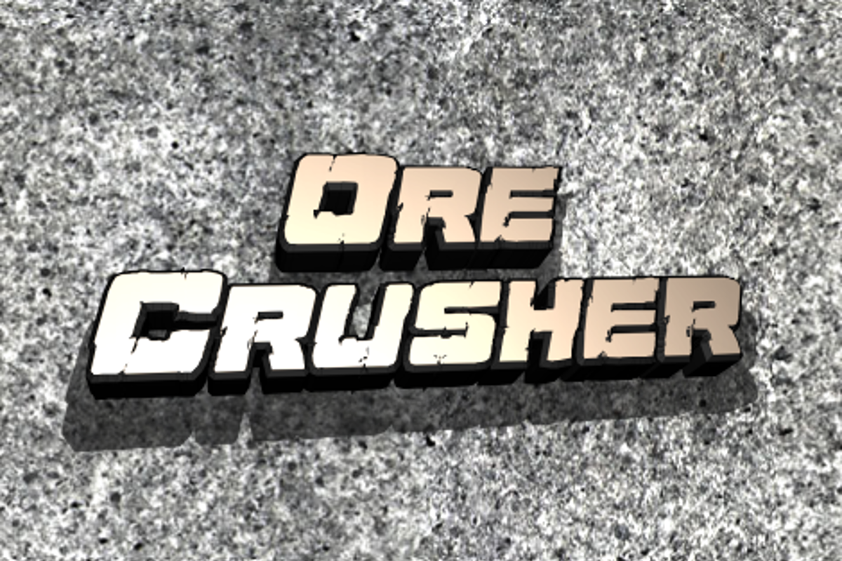 Ore Crusher Font Iconian Fonts FontSpace