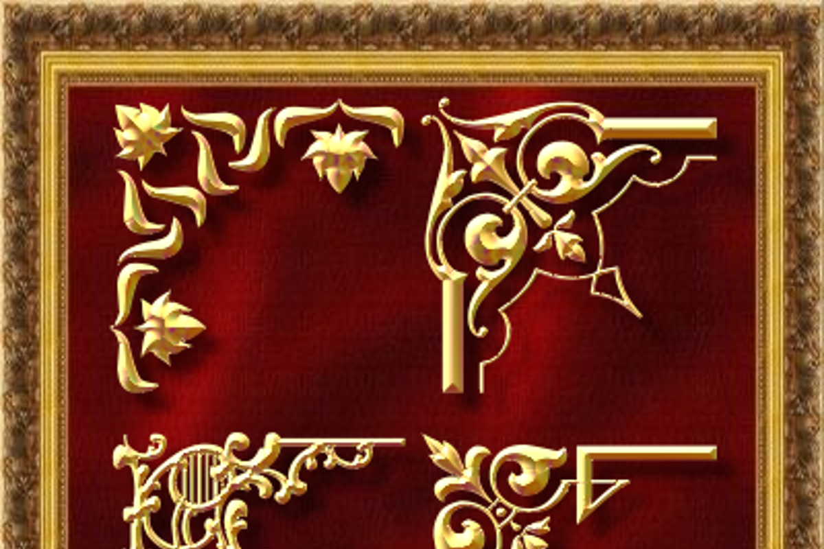 Vintage Decorative Corner_38 Font Sughayer Foundry FontSpace