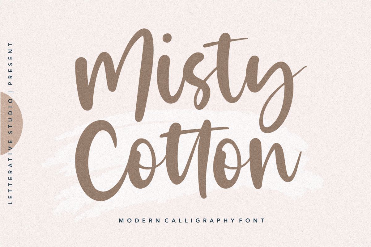 Misty Cotton Font | letterativestudio | FontSpace