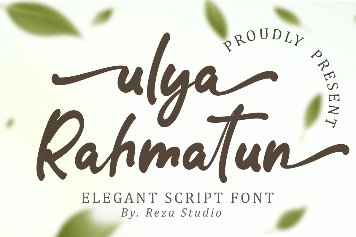 Ulya Rahmatun Font 