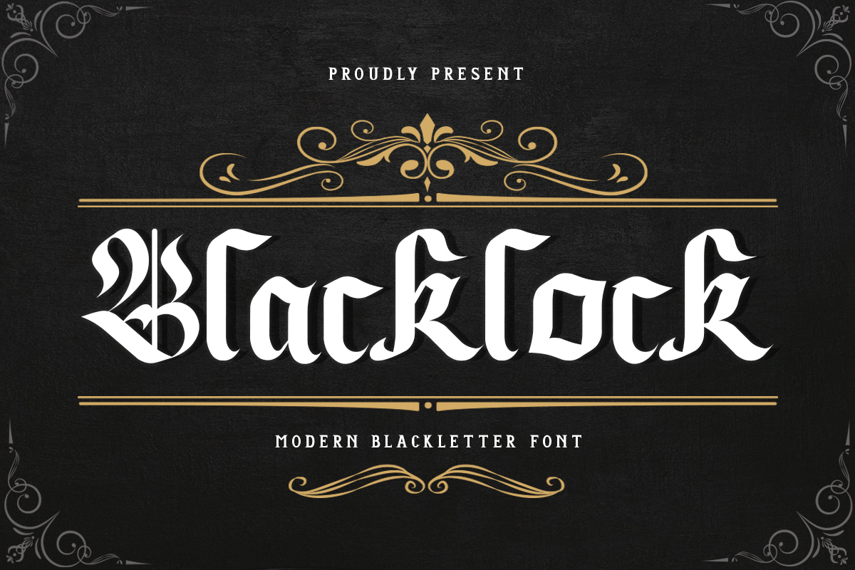 Blacklock Font 