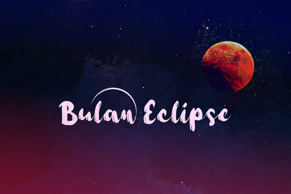 B Bulan Eclipse Font | Wepfont | FontSpace