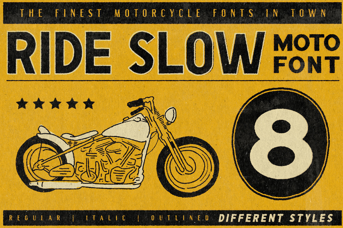 Ride Slow Font Konstantine Studio FontSpace