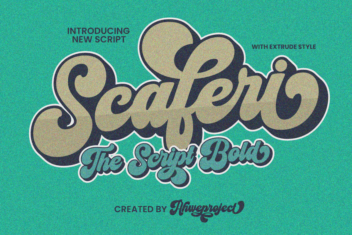 Scaferi Font | ahweproject | FontSpace