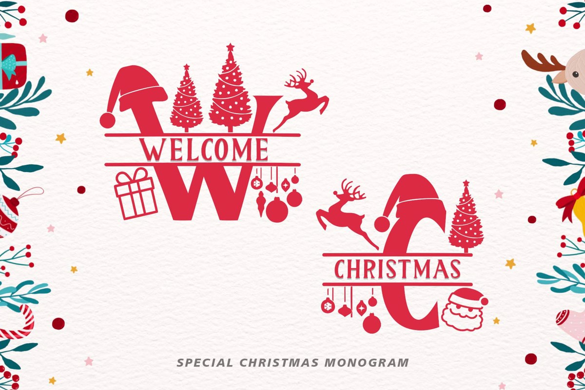 Welcome Christmas Font | Yoga Letter | FontSpace