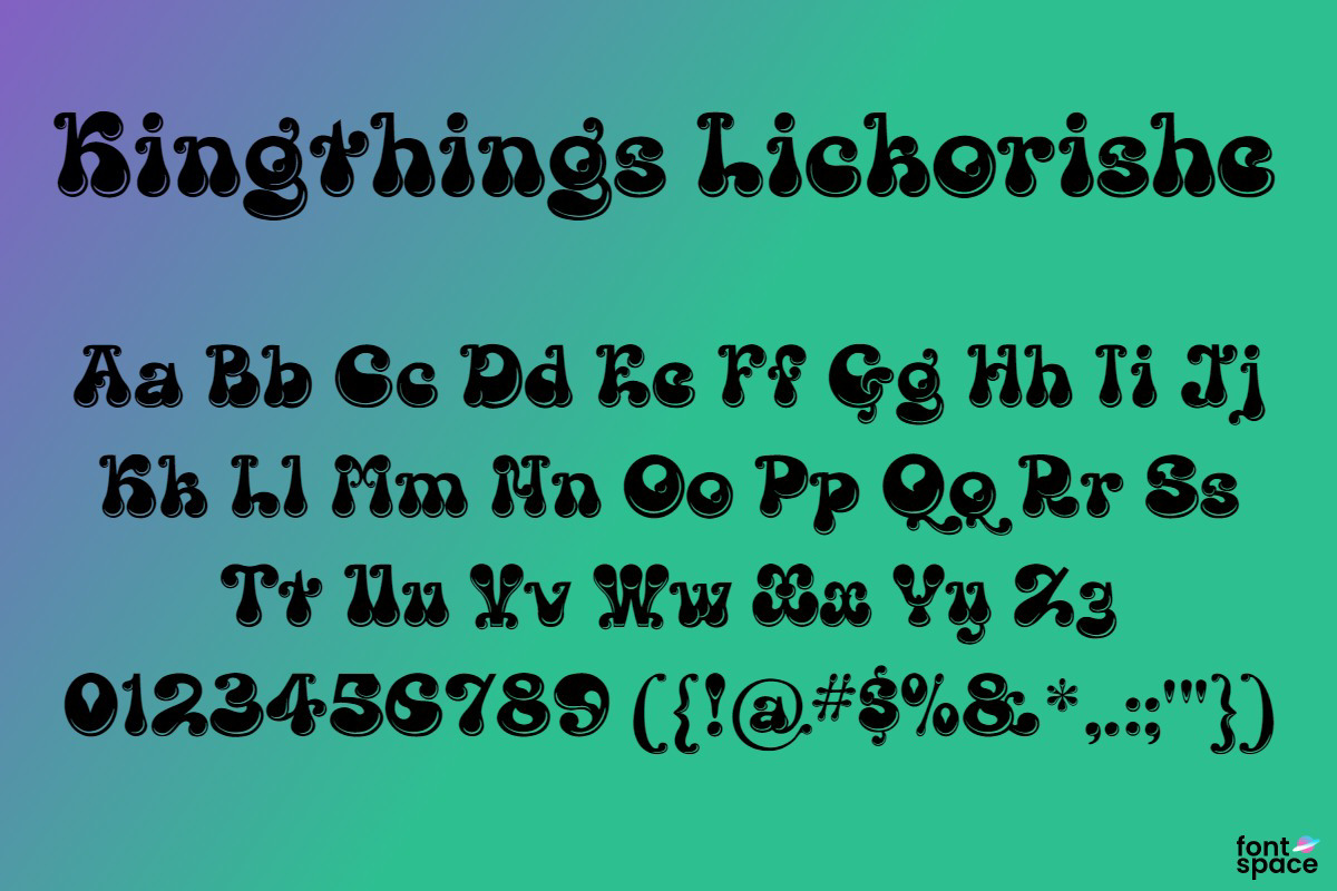 Kingthings Lickorishe Font Kingthings FontSpace