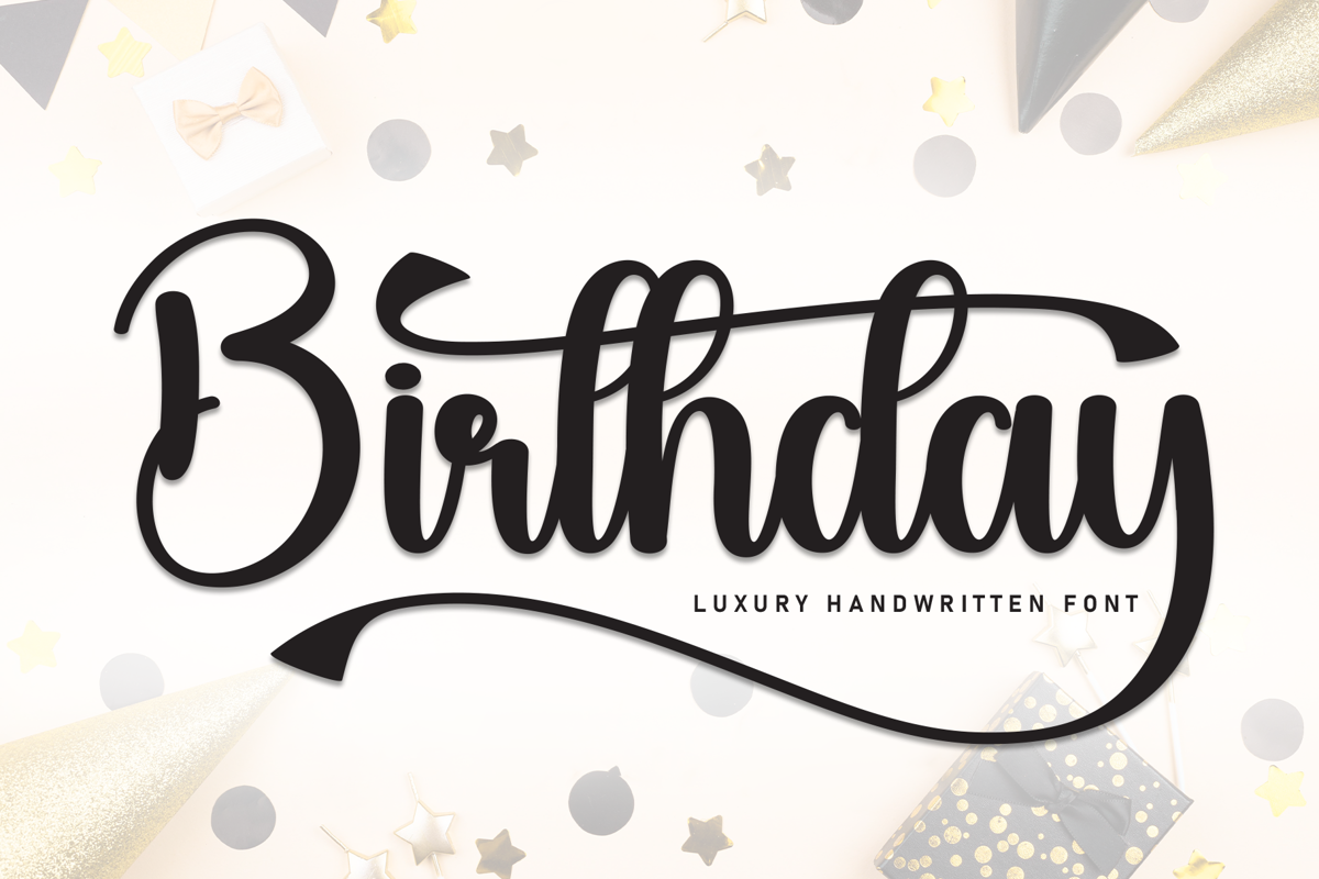 Birthday Font - Free Download