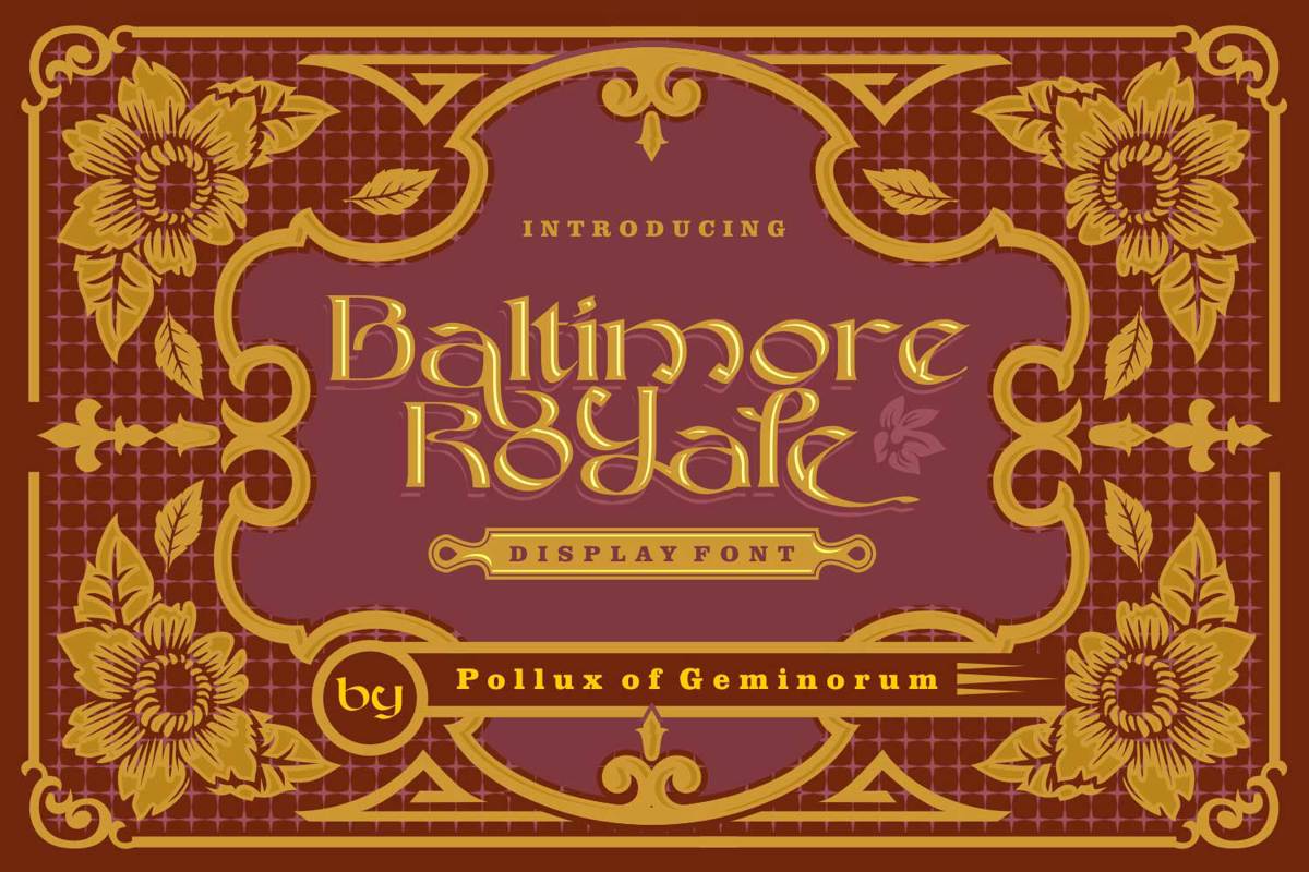 Baltimore Royale Font - Free Download