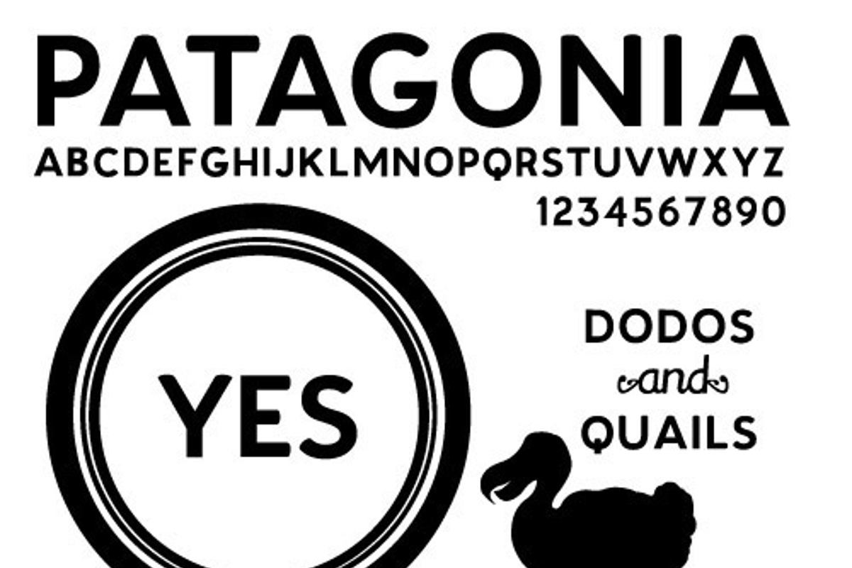 Mere instinkt Tekstforfatter Patagonia Font | Kingdom of Awesome | FontSpace