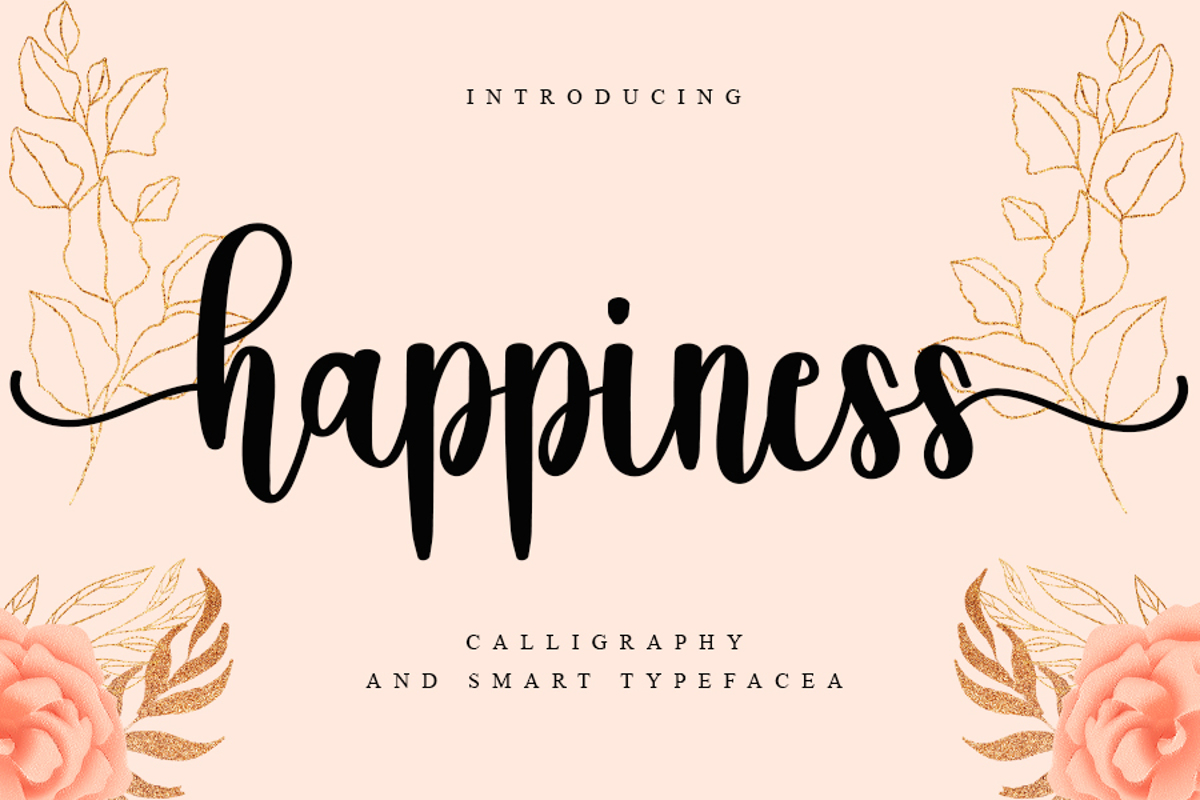 Happiness Font | FreshTypeINK | FontSpace