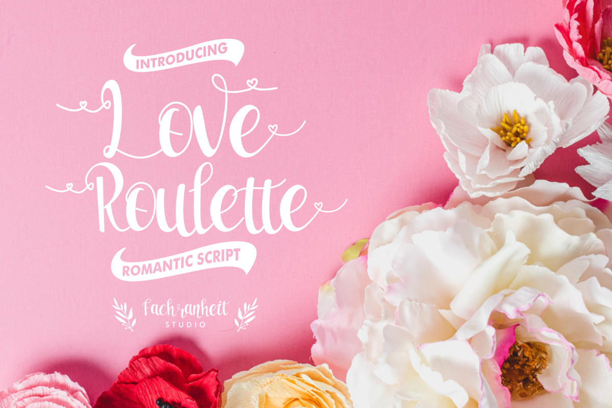 Love Roulette Font fachranheit std FontSpace