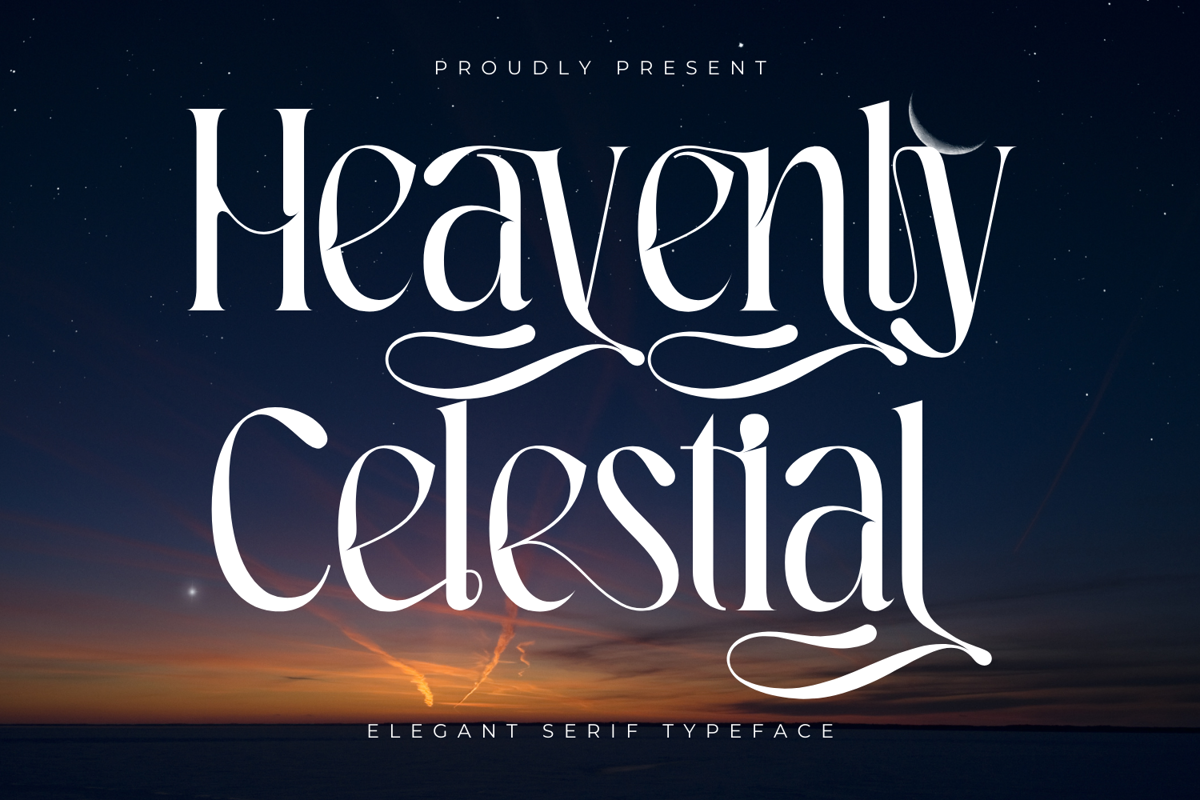Heavenly Celestial Font - Free Download