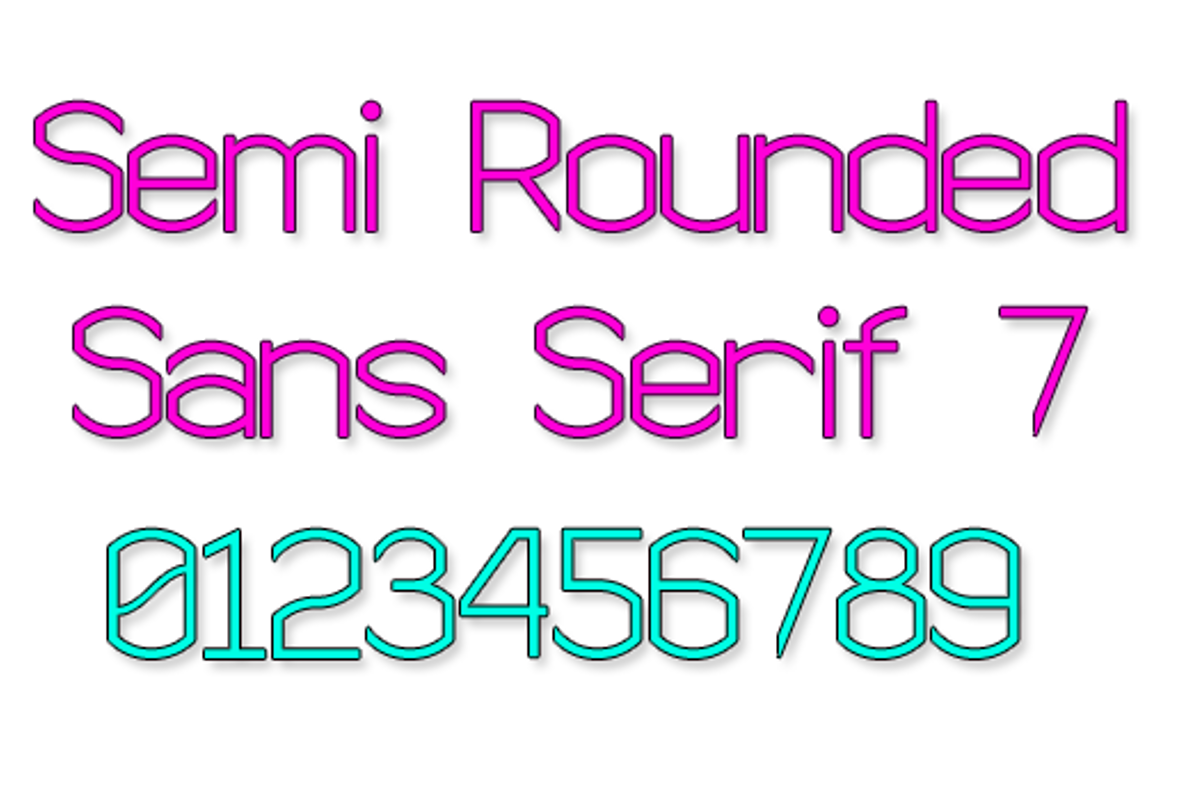 Semi шрифт. Rounded Sans Serif 7. Semi Serif. Шрифт Rotis Sans Serif.