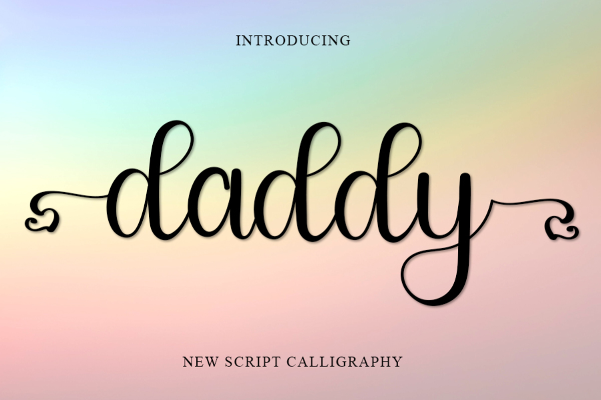 Daddy Font | FreshTypeINK | FontSpace