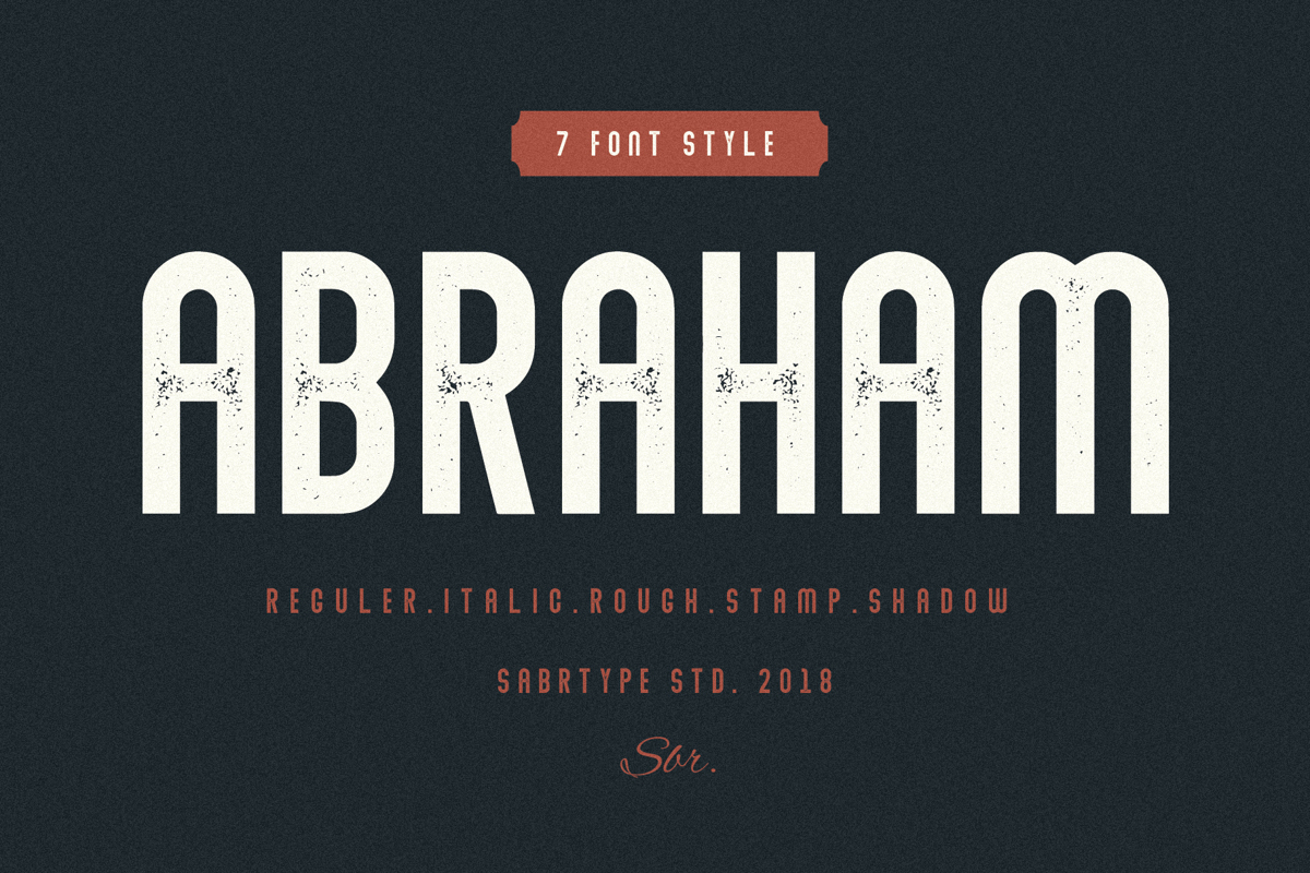 Abraham In Cursive Abraham Font - Free Download