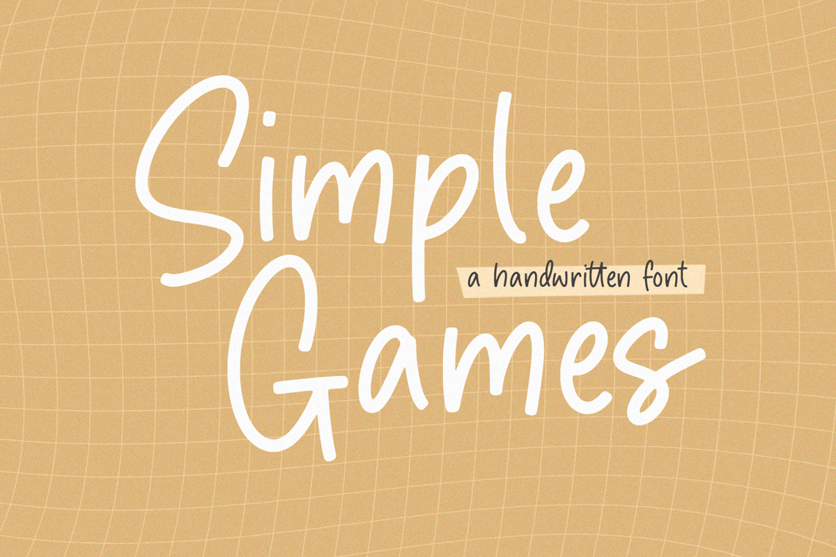 simple-games-font-timur-type-fontspace