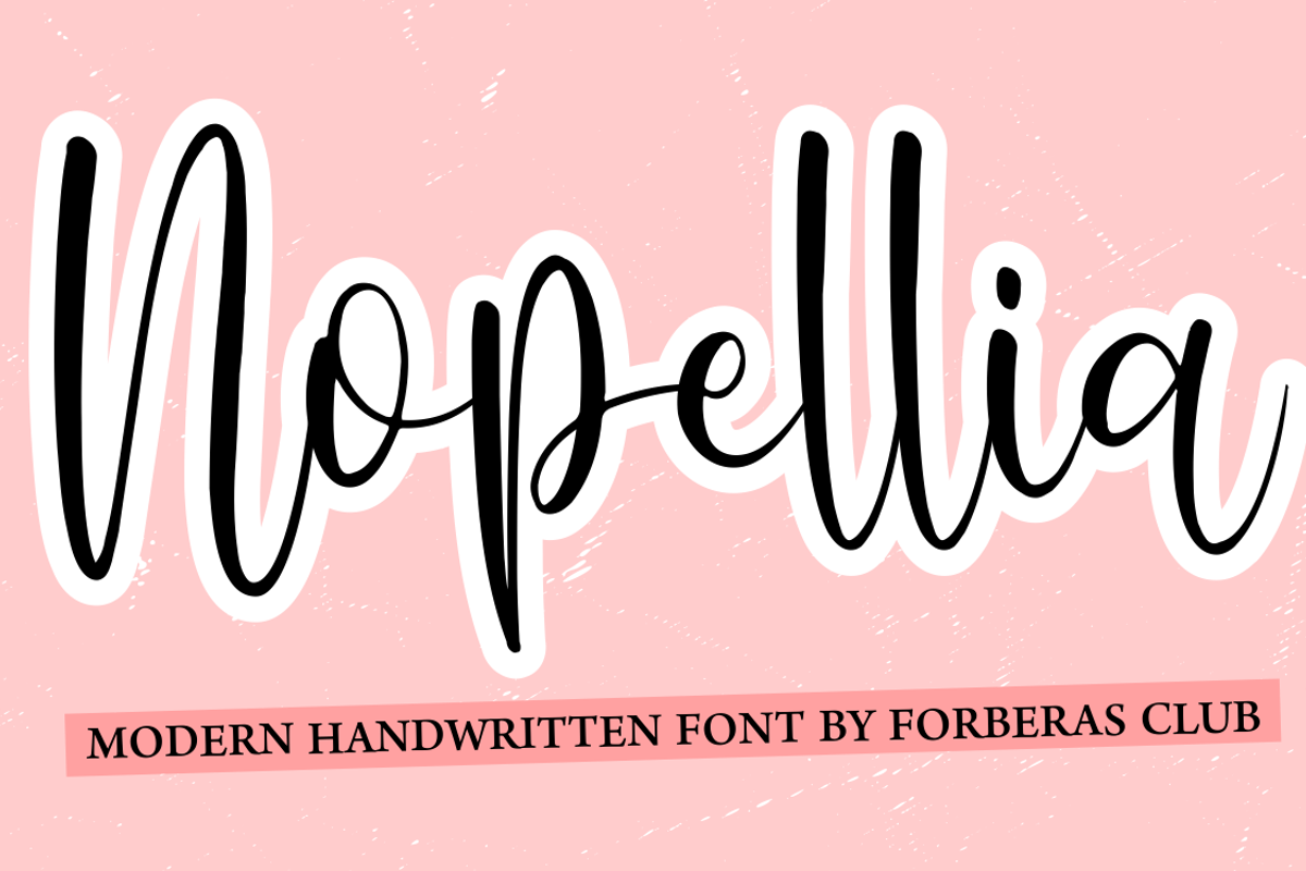 Nopellia Font Forberas FontSpace