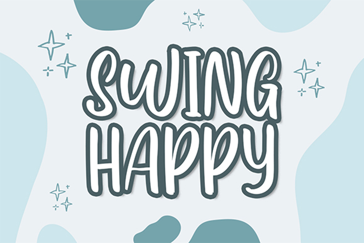 Swing Happy Font Bluestype Studio FontSpace