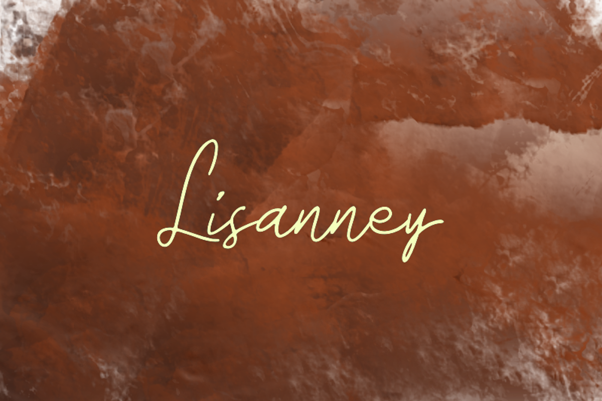 Lisney Script Font L Lisanney Font - Free Download