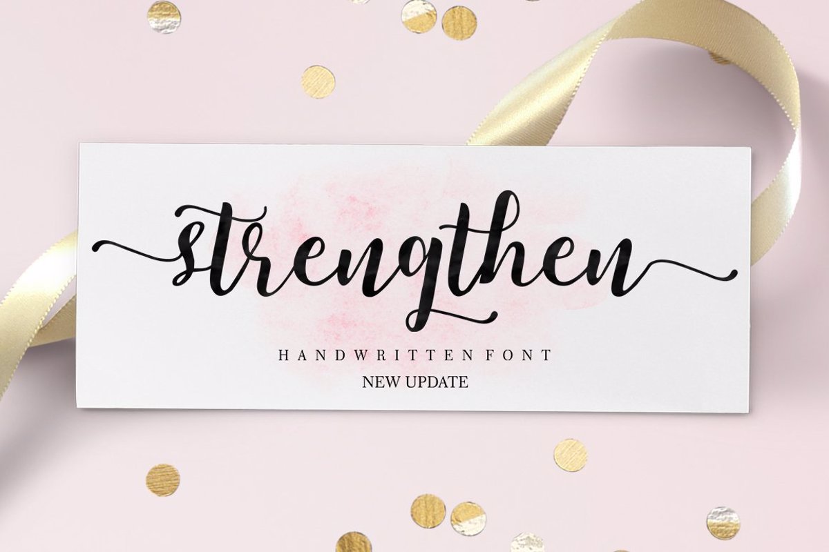 Strengthen Script Font | Solidtype | FontSpace