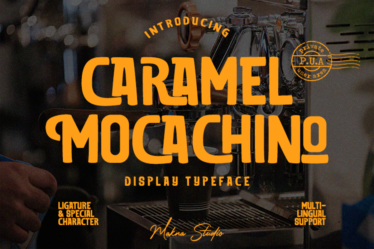 CARAMEL MOCACHINO Font Maknastudio FontSpace