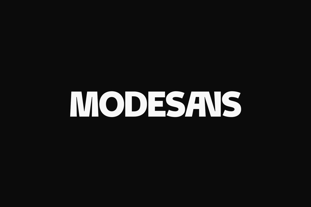 Feature Display Font Modesans Font - Free Download