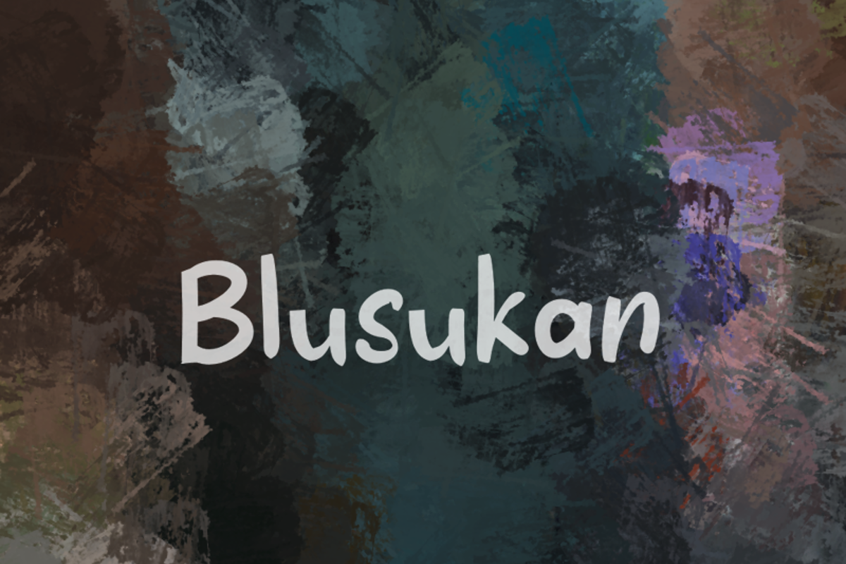 B Blusukan Font | Wepfont | FontSpace