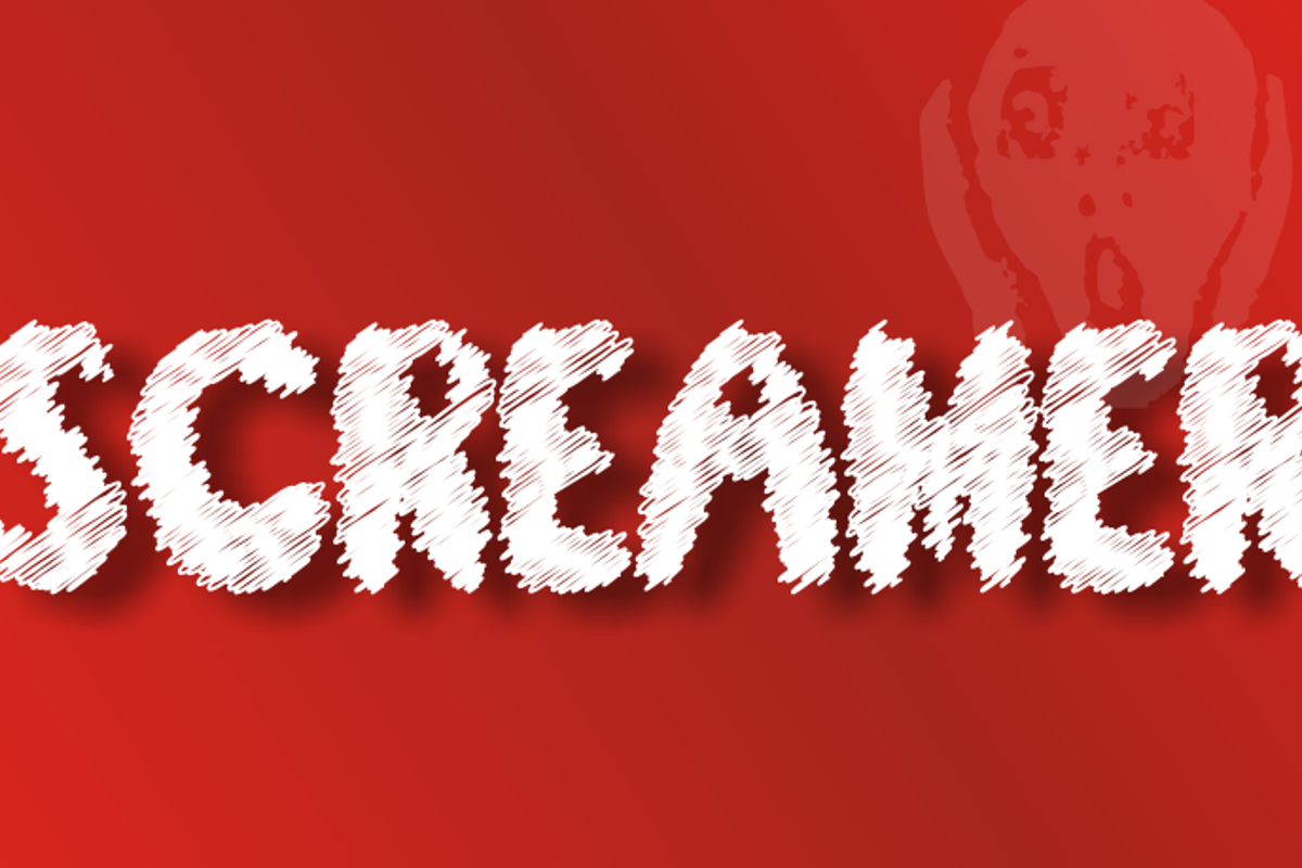 Шрифт Flicker. Scream font. Screamer шапка. Scream font logo.