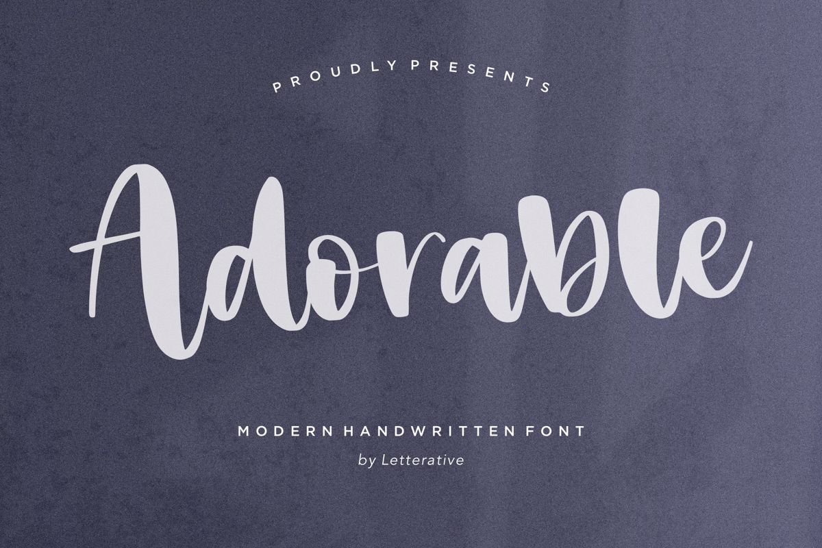 adorable-font-letterativestudio-fontspace