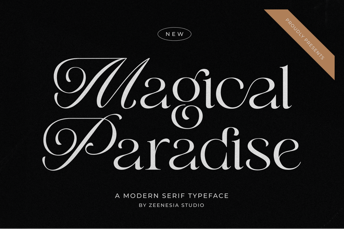 Magical Paradise O Font | zeenesia studio | FontSpace