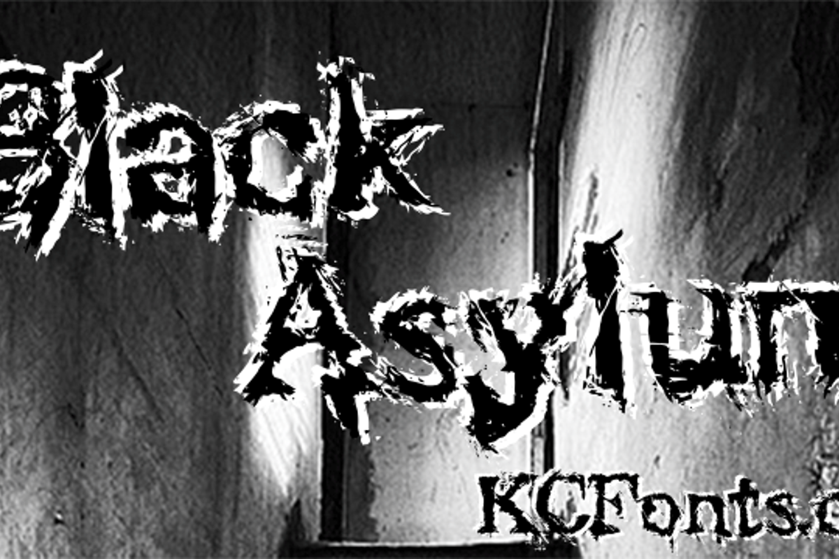 Black Asylum Font - Free Download