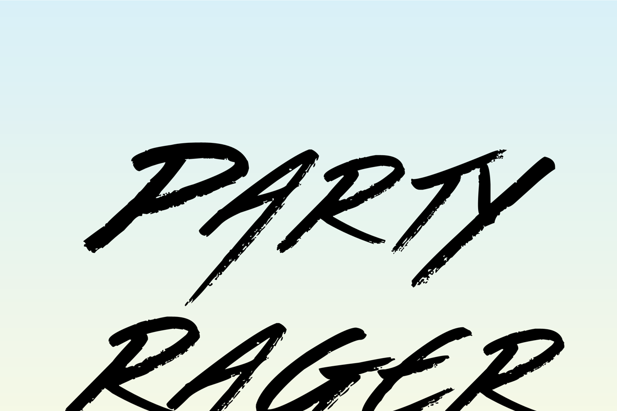 Party Rager Font | Jonathan S. Harris | FontSpace