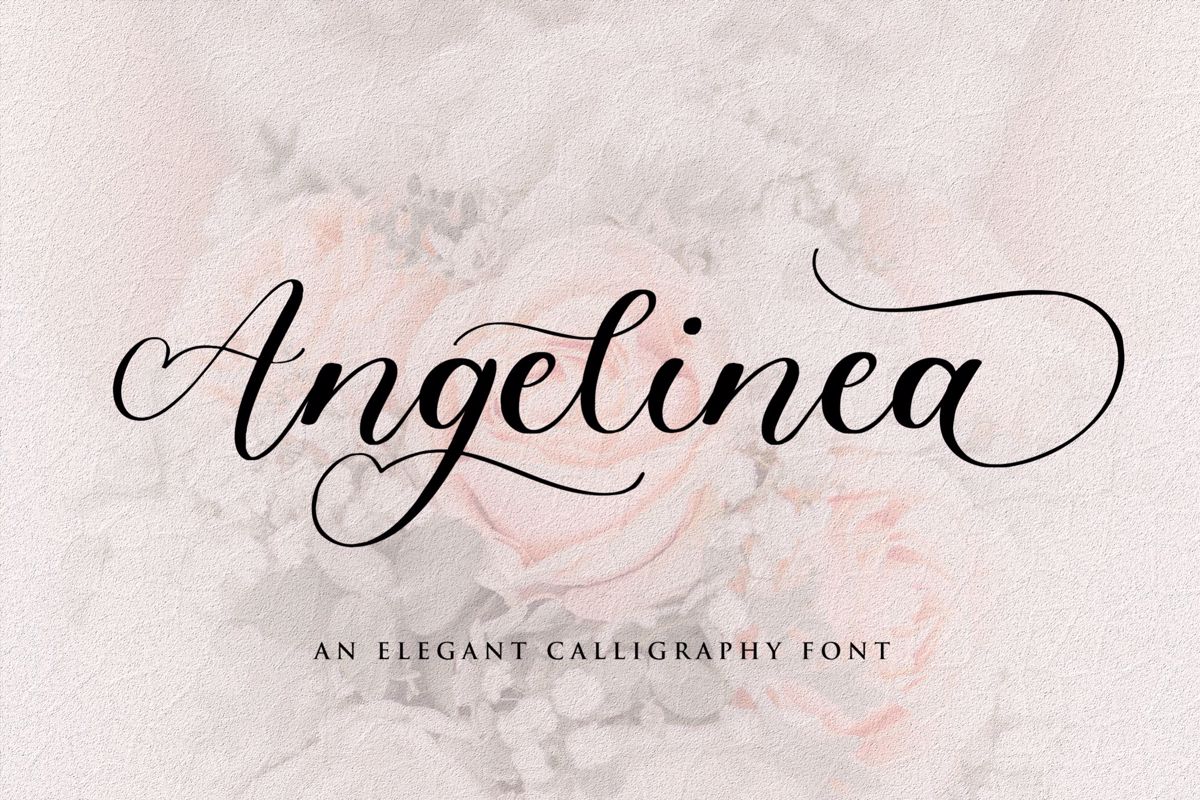 Angelinea Font | balpirick | FontSpace