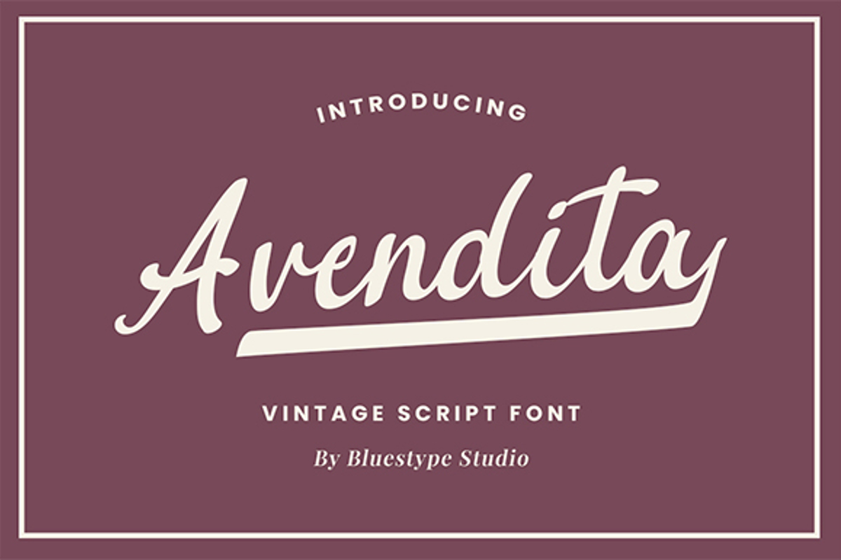 Avendita Font | Bluestype Studio | FontSpace