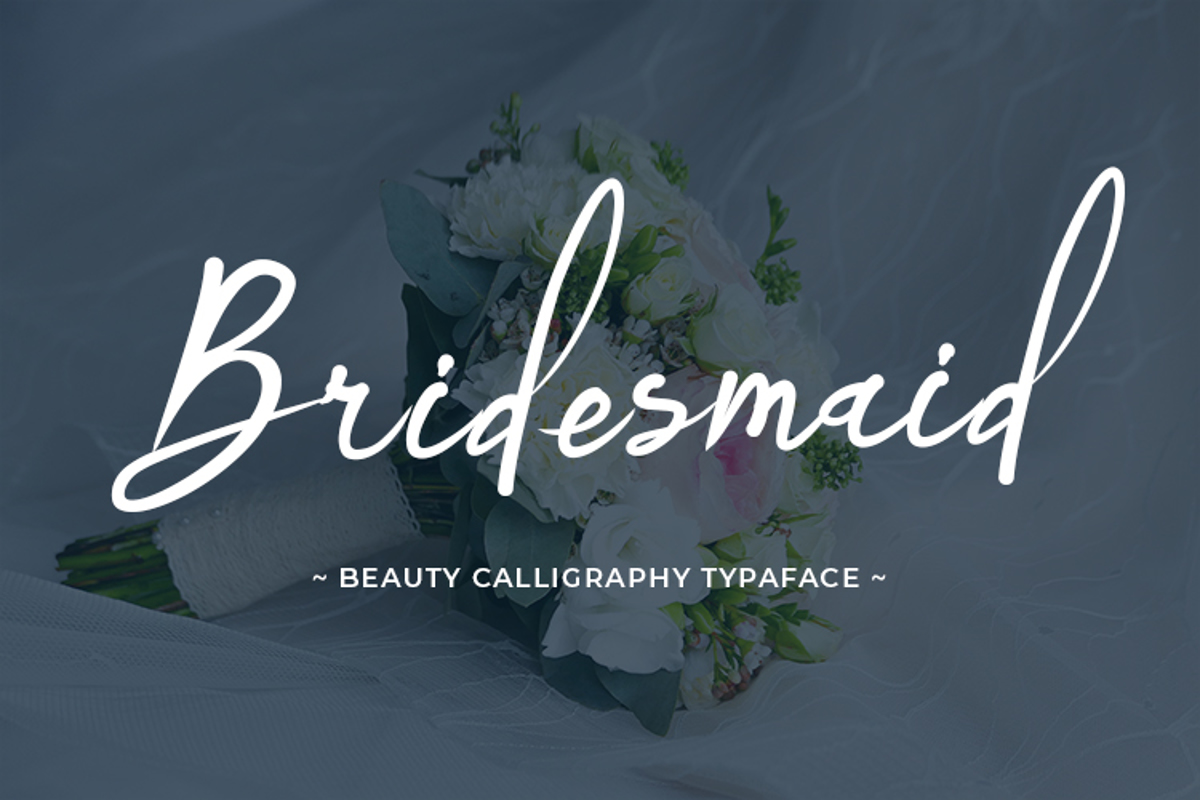 Bridesmaid Font | Maknastudio | FontSpace