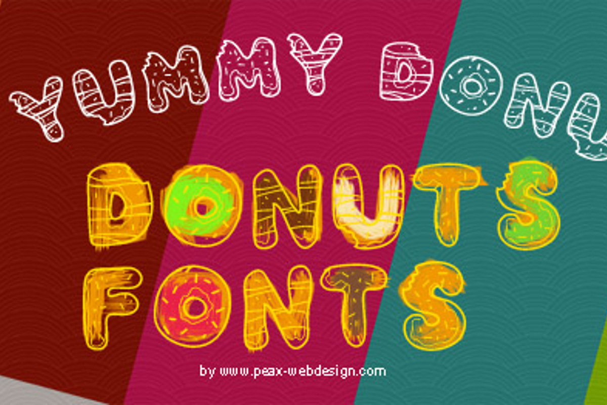 Pwyummydonuts Font 