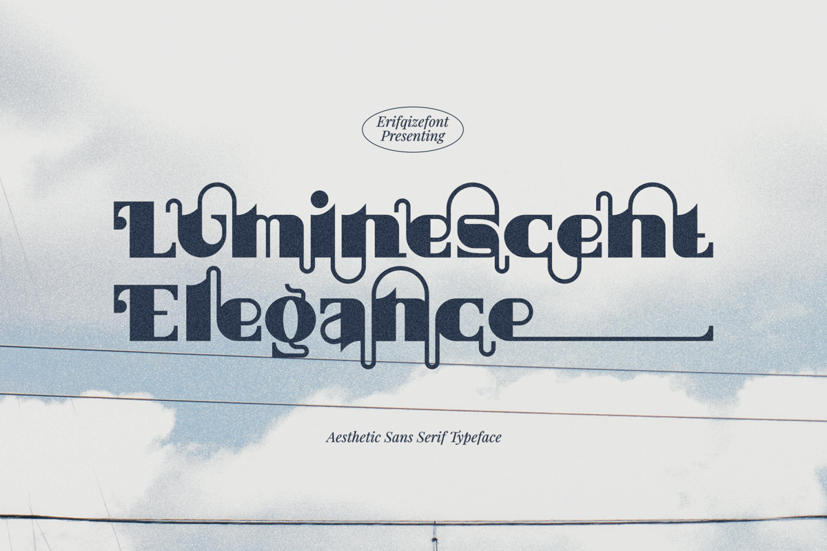 Luminescent Elegance Font | erifqizefont | FontSpace